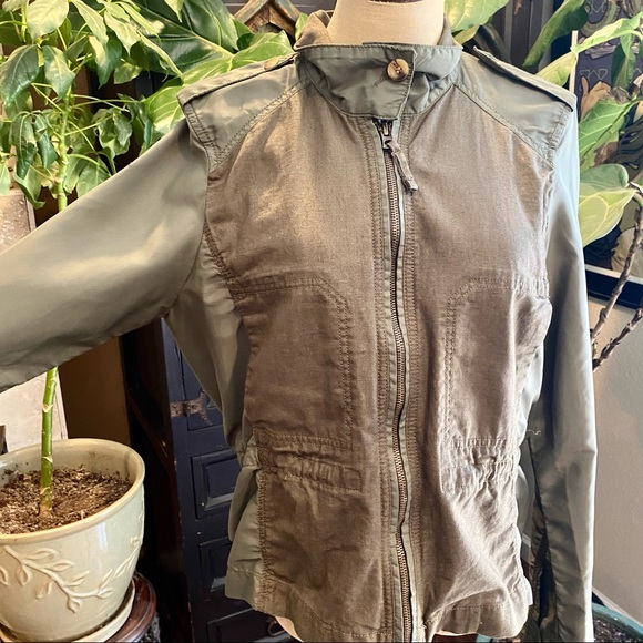 Lucky Brand Khaki Green Utility Jacket - Picture 12 of 13